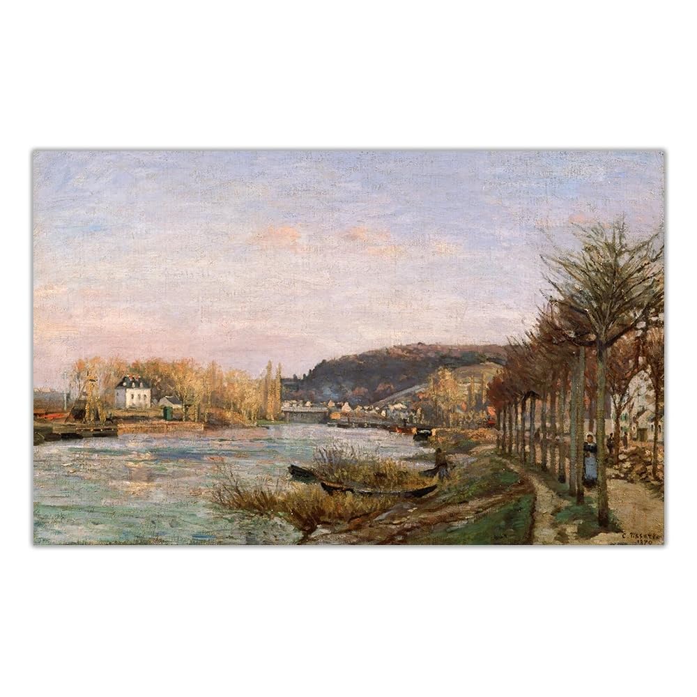 Amazon.co.jp: Gnvkd Ecbxz Camille Pissarro ポスター《ブージヴァル